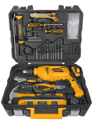 Set Taladro Percutor 650w + Maleta y 100 Acc INGCO HKTHP11021
