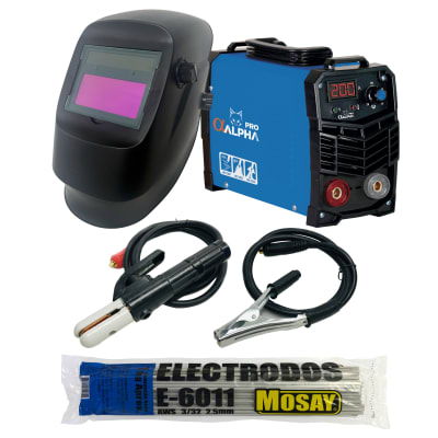 Soldadora Inverter 200a + Mascara + Electrodo 6011 3/32