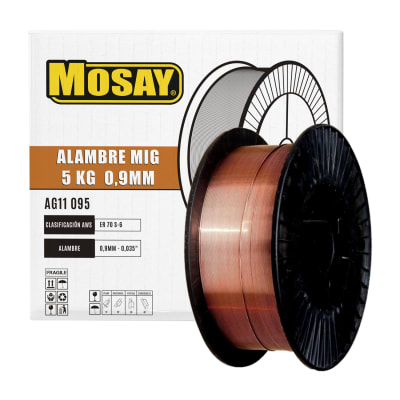 Soldadura Mig 0.9mm Rollo 5 Kilos MOSAY