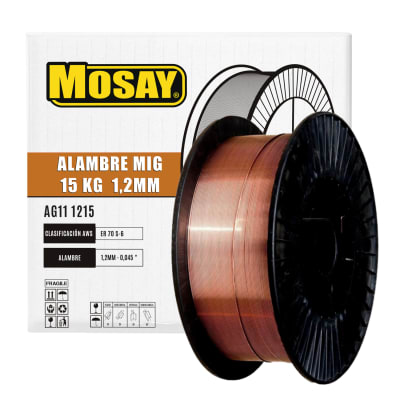 Soldadura Mig 1.2mm Rollo 15kg MOSAY
