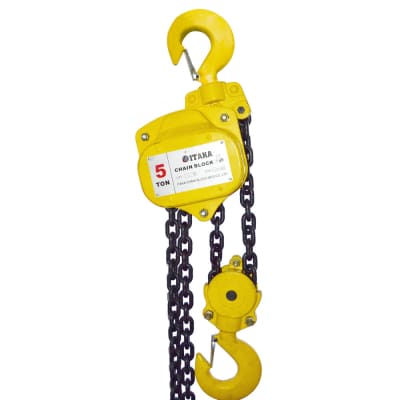 Tecle Cadena 5 Ton 5 Mts 9.0x27x2 MOD.622A-5.0 ITAKA