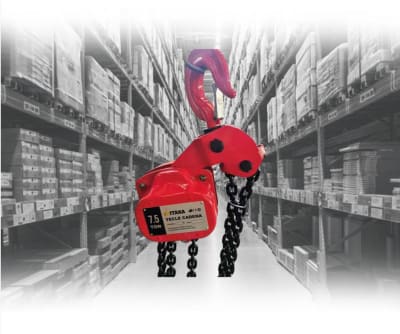 Tecle Cadena HD 7.5 Ton 5 Mts 10x30x3 MOD.HSZ-622A ITAKA