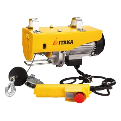 Tecle Electrico 0.4 Toneladas Piola Acero 20 Metros 220v PA-400C ITAKA
