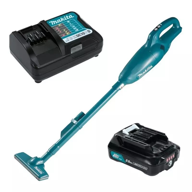 Aspiradora Inalambrica 12v 600ml MAKITA + Bateria 2ah + Cargador1