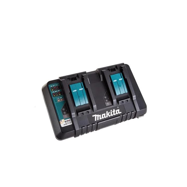 Cortadora de Césped Inalámbrica MAKITA (DLM382Z) + 2 Baterías 18V 3.0Ah (BL1830B X2) + Cargador Doble (DC18SH)3