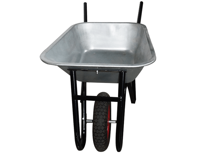 Betonera 140 + Carretilla Compensada 90 Litros + 2 Palas Asa Amarilla OKB8