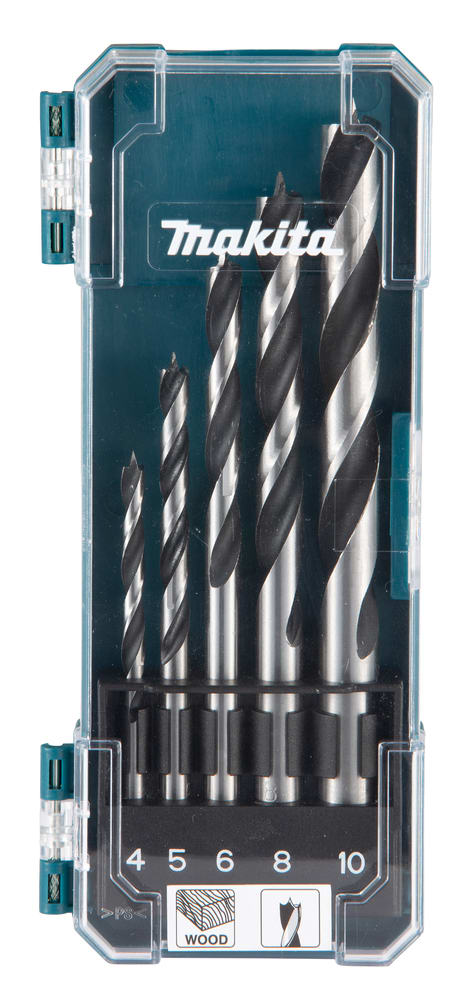 Set Broca Para Madera 4-10mm 5 Piezas MAKITA D-728611