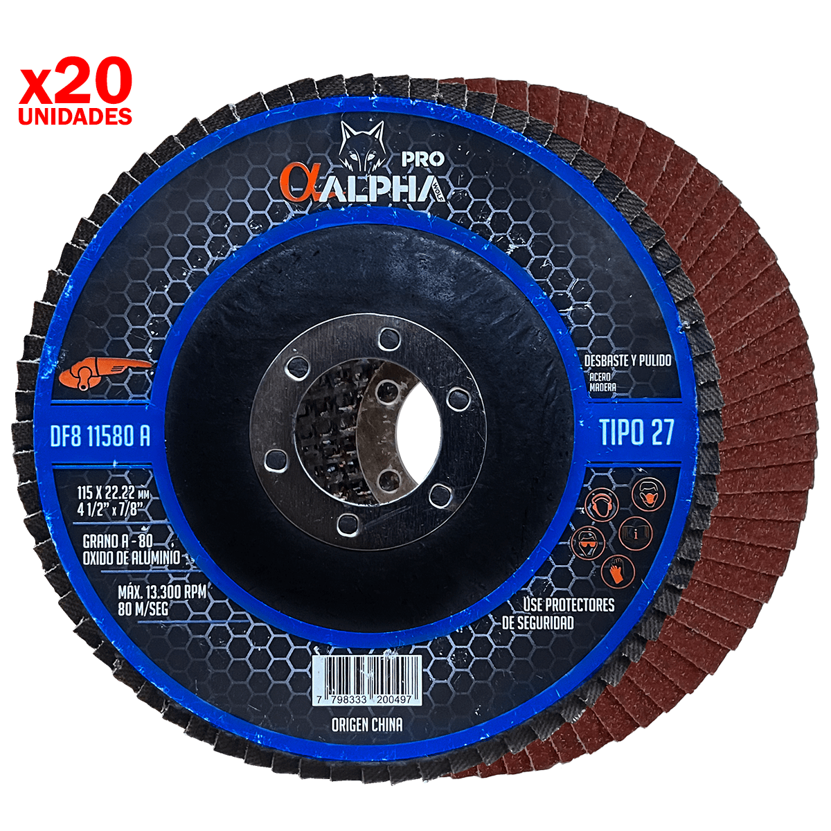 Disco Flap 4 ½