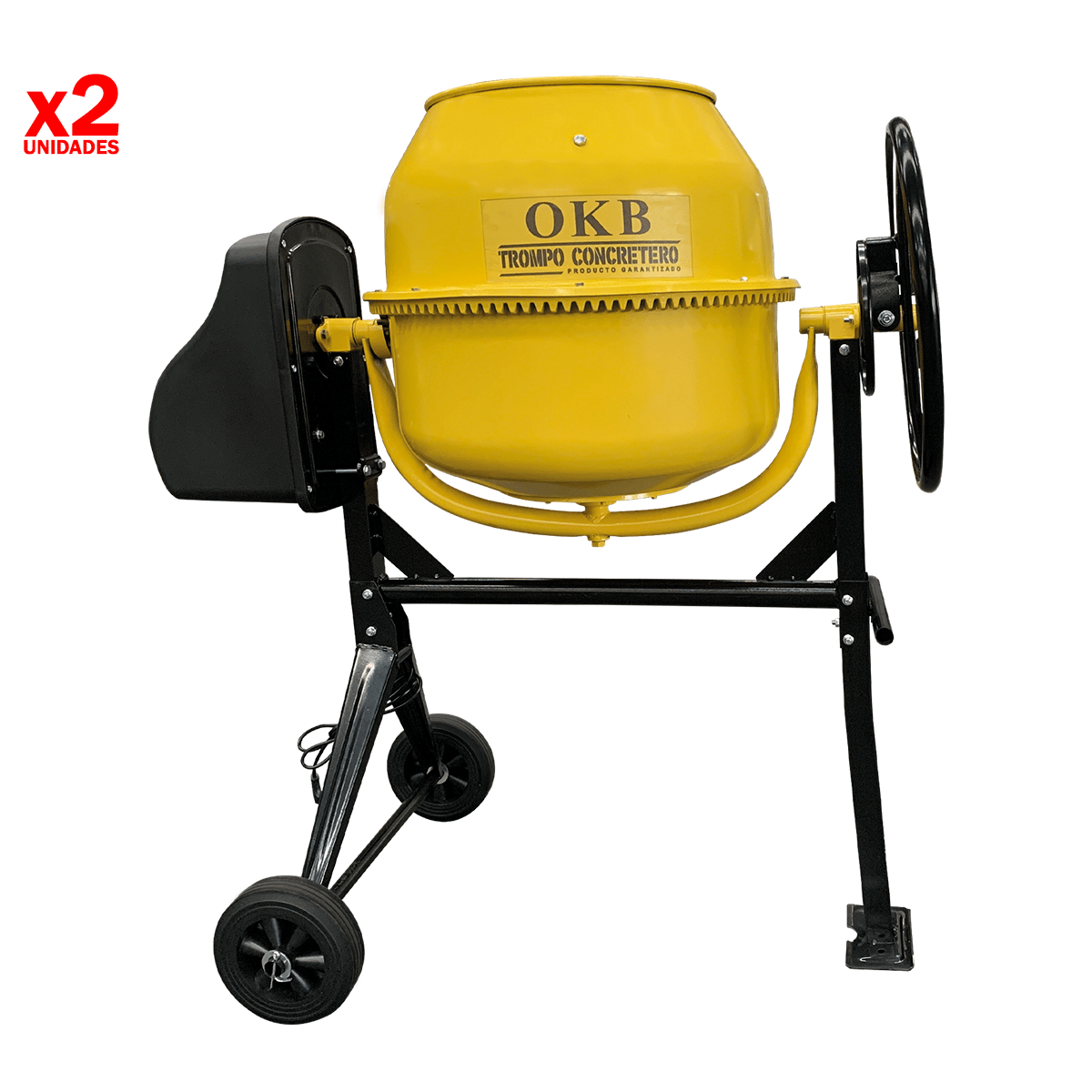 Pack 2 Betoneras Desarmadas Volteo 140 Litros 220v OKB3