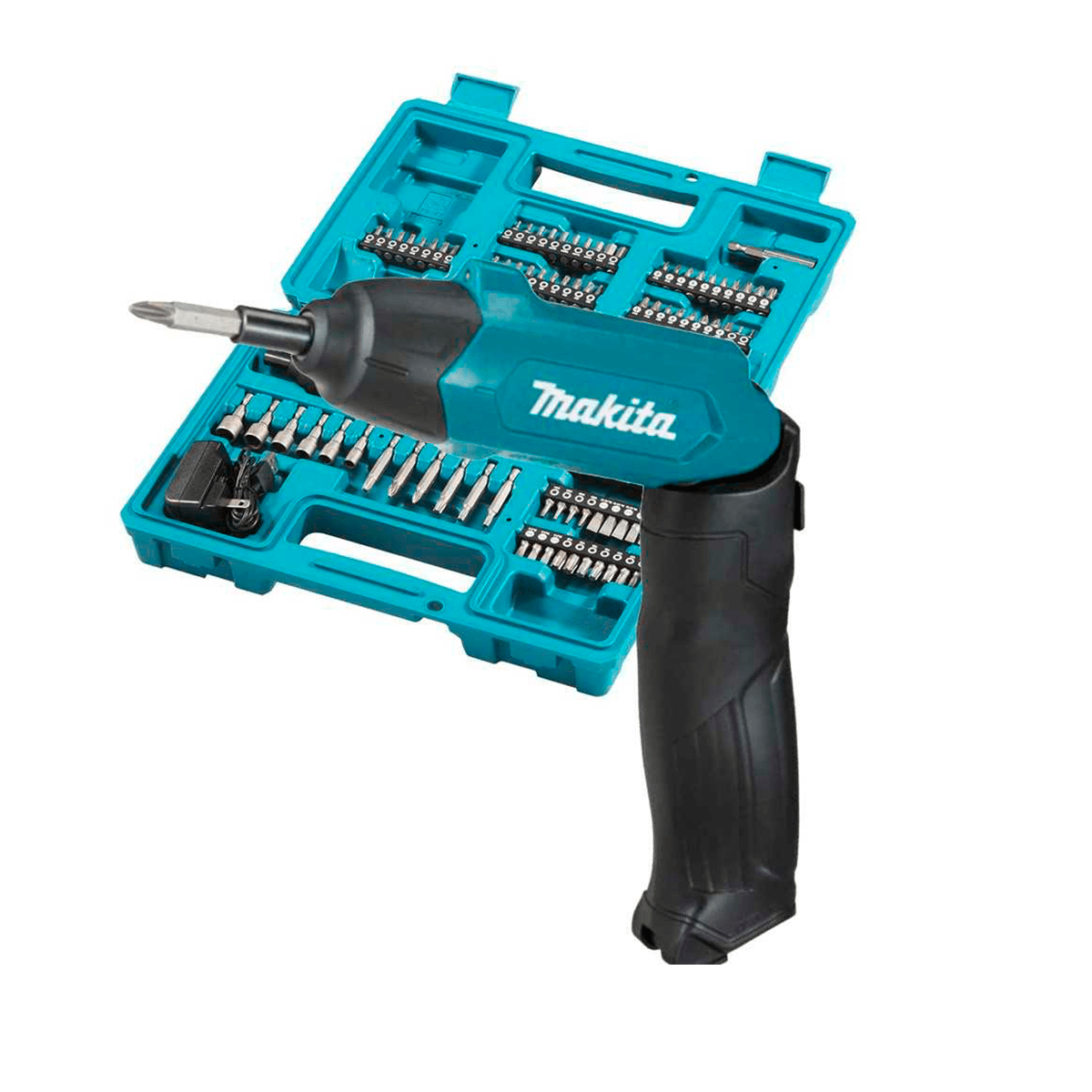 Atornillador Inalámbrico MAKITA 3,6v 80 Accesorios 1,5ah + Cargador DF001DW3