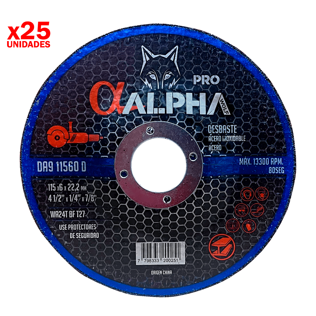 Disco de Desbaste 4 1/2