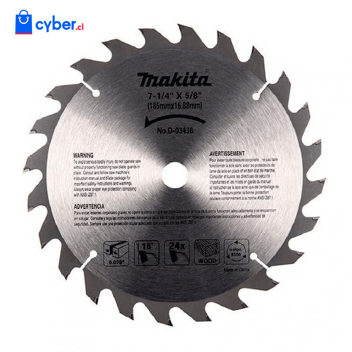 Disco de Sierra 7 1/4