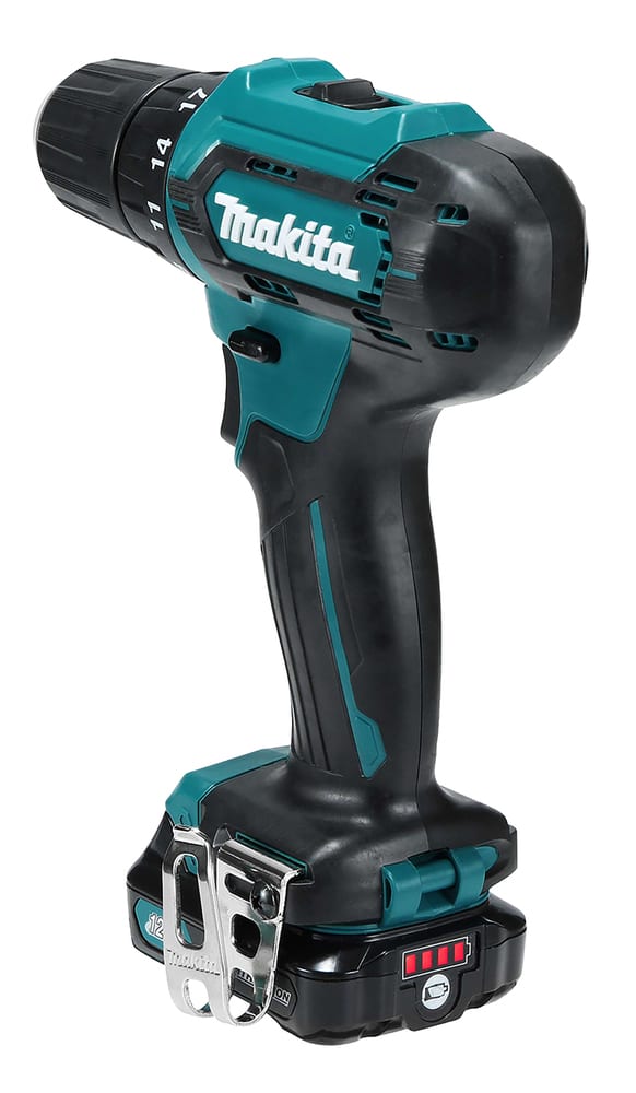 Taladro Atornillador Inalambrico MAKITA + 2 Baterias 12v 2AH (BL1020) + Cargador (DC10WD)8