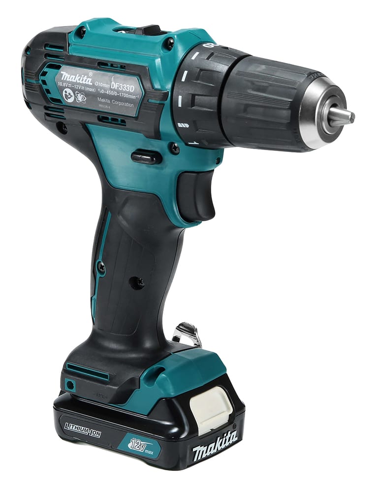 Taladro Atornillador Inalambrico MAKITA + 2 Baterias 12v 2AH (BL1020) + Cargador (DC10WD)12