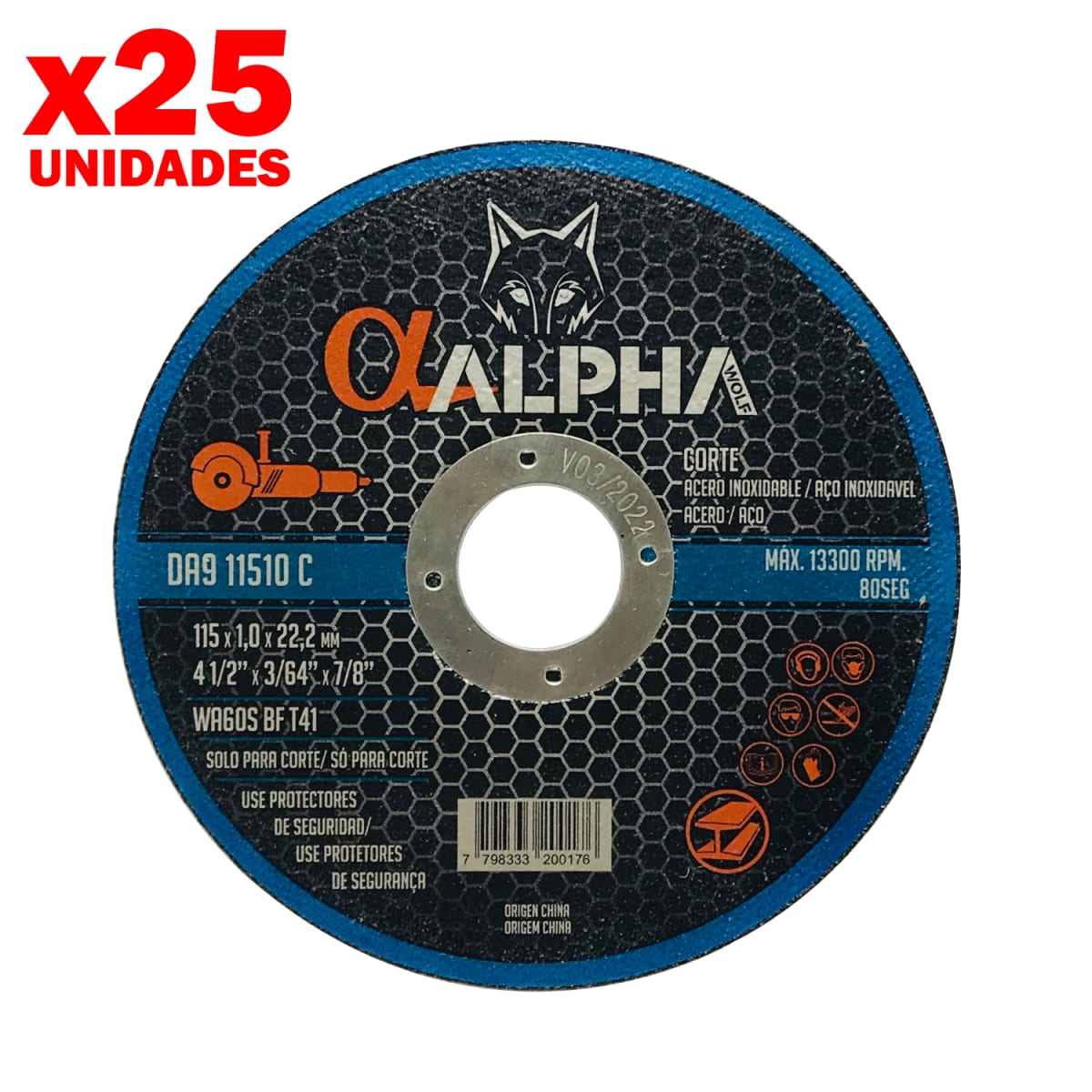 Disco de Corte 4 1/2