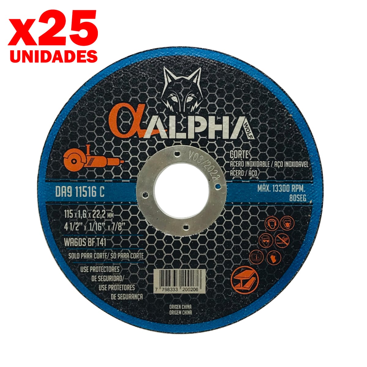 Disco de Corte 4 1/2