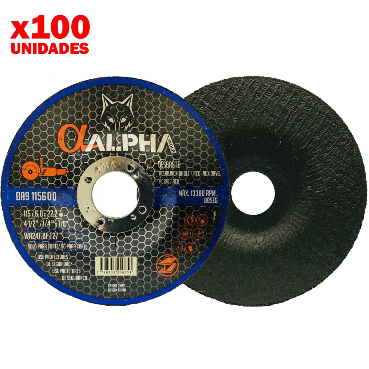 Disco de Desbaste 4 1/2