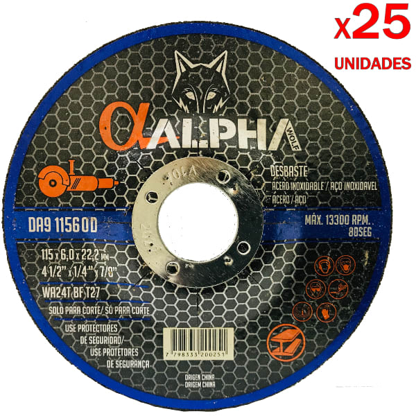 Disco de Desbaste 4 1/2