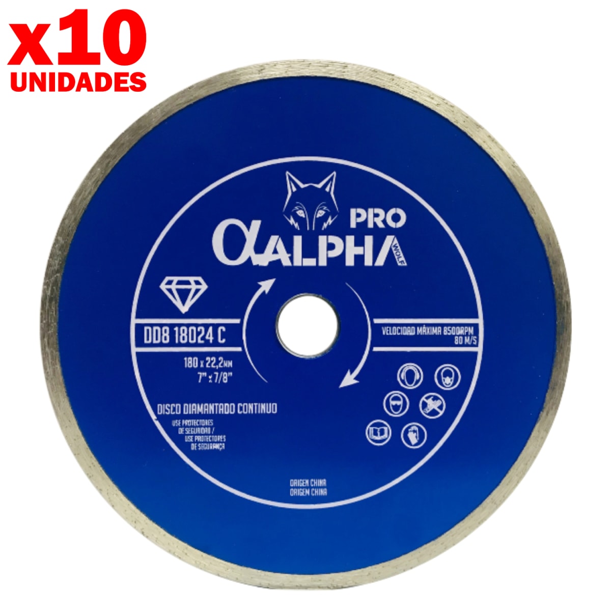 Disco Diamantado Continuo 7