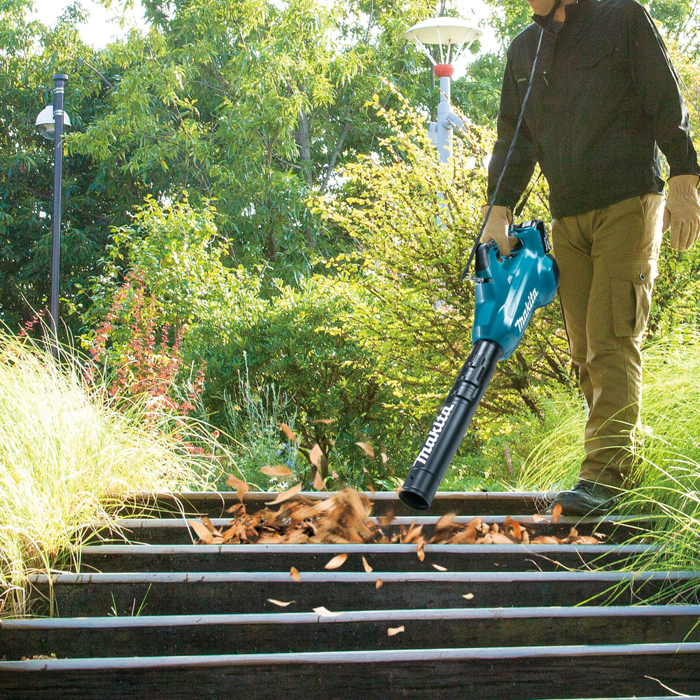 Soplador Inalambrico MAKITA (DUB362PT2) + 2 Baterias 18v 5.0Ah (BL1850B X2) + Cargador Rapido Doble14