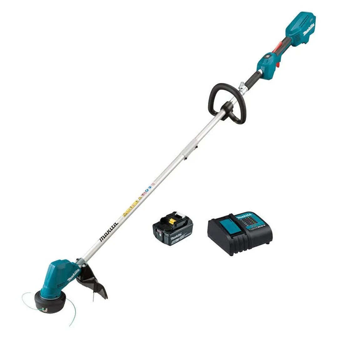 Orilladora Inalámbrica 2 Vel + Batería 18v 3.0Ah (BL1830B) + Cargador Rápido (DC18RC) MAKITA1