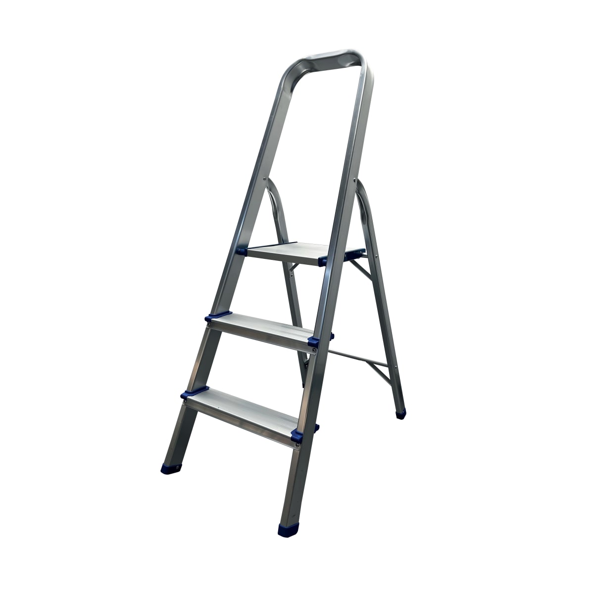 Escalera de Aluminio Plegable 1,15 Metros 3 Peldaños1