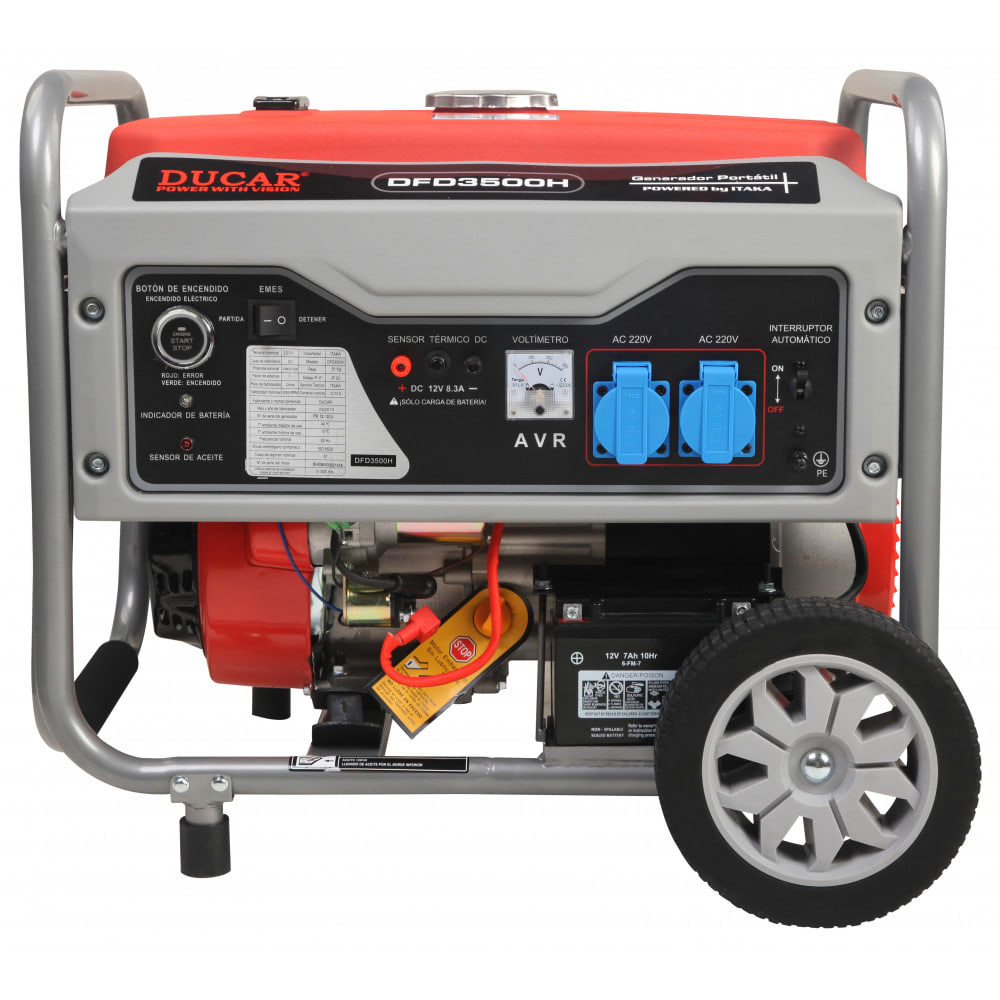 Generador Bencinero 3.0kw Eléctrico DFD3500H DUCAR1