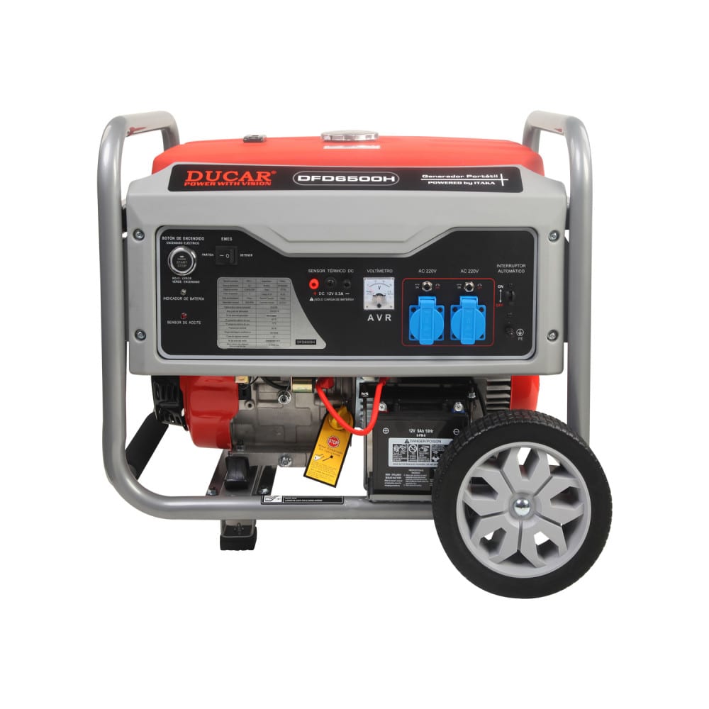 Generador Bencinero 5.5kw Eléctrico DFD6500H DUCAR1