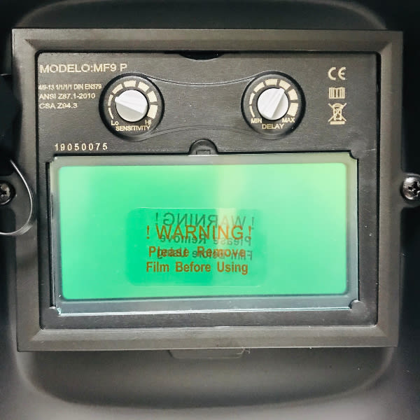 Mascara Soldar Fotosensible Azul ALPHA PRO7