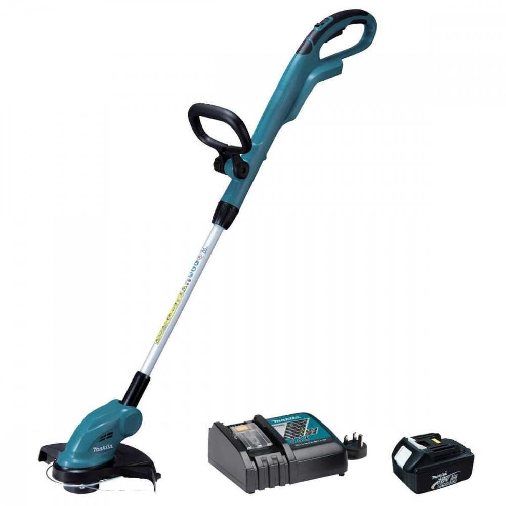 Orilladora Inalámbrica (DUR181) + Batería 18v 3.0Ah (BL1830B) + Cargador Rápido (DC18RC) MAKITA1