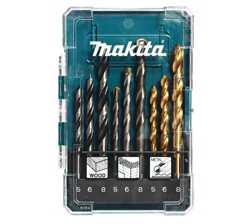 Set Broca 5-6-8mm Madera/Concr./Metal MAKITA D-719621