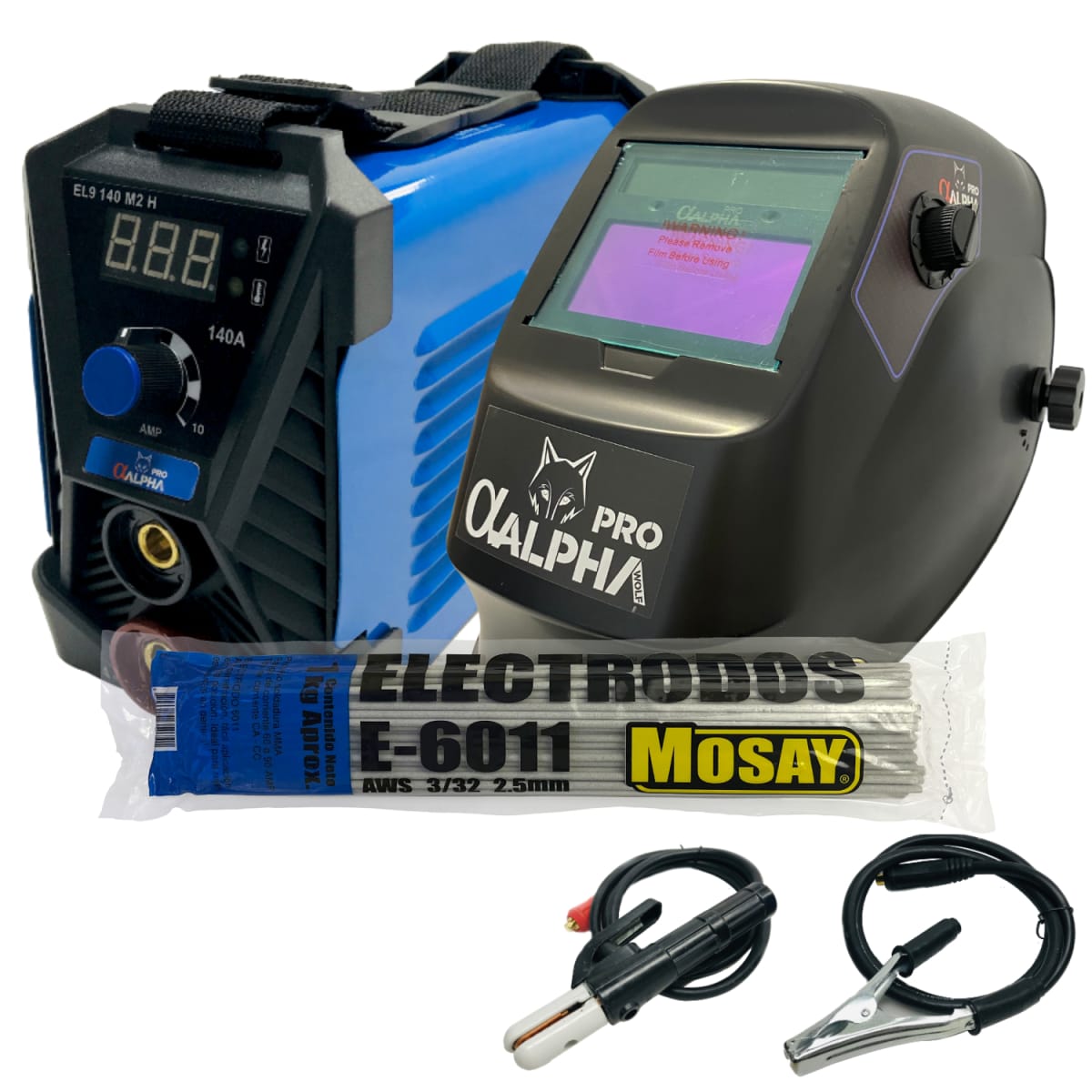 Soldadora 140 AMP + Mascara Profesional ALPHA PRO1
