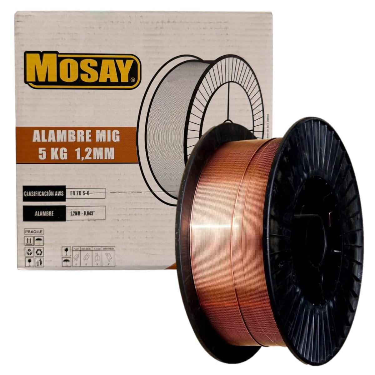 Soldadura Mig 1.2mm Rollo 5 Kilos MOSAY1