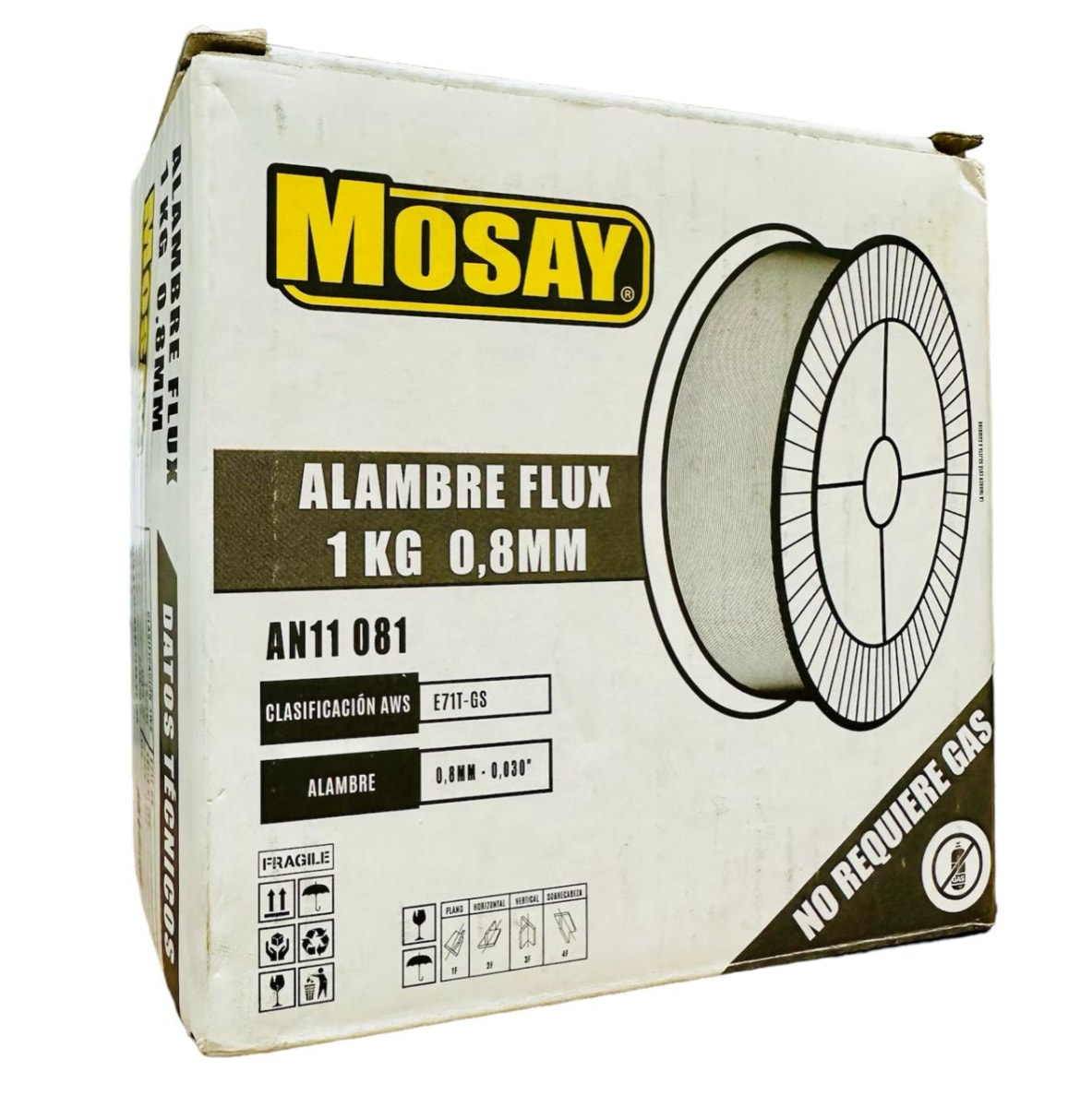 Soldadura Alambre MIG Flux 0.8 1kg MOSAY2
