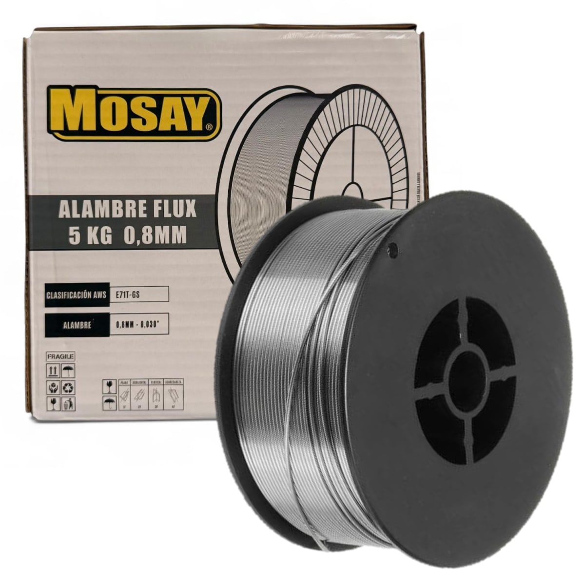 Soldadura Alambre Mig Flux 0.8mm 5kg MOSAY1