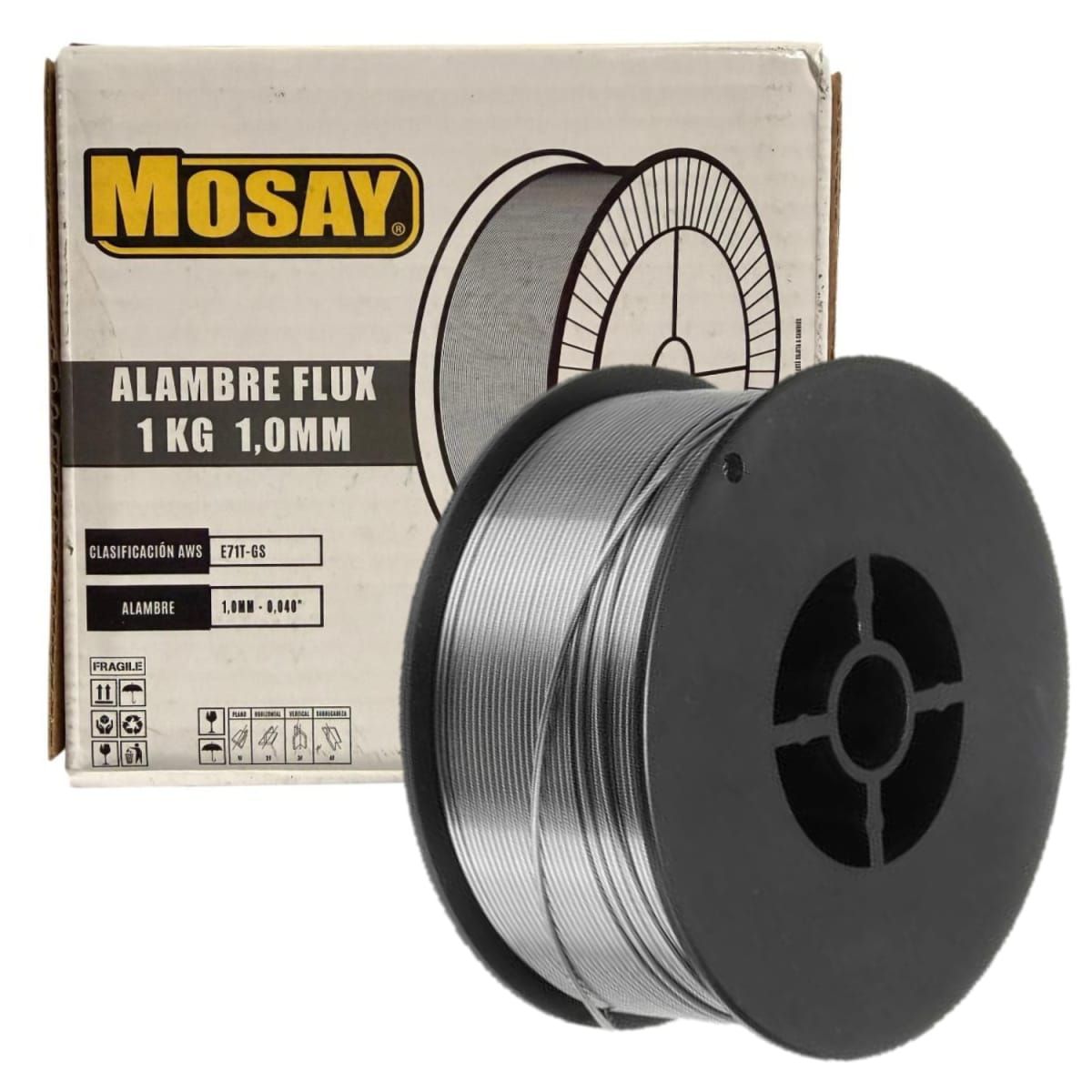 Soldadura Alambre MIG Flux 1.0mm 1 kg MOSAY1