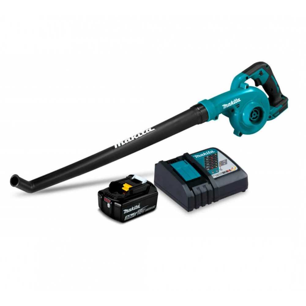 Soplador Inalambrico MAKITA (DUB186RF) + Batería 18v 3.0Ah (BL1830B) + Cargador Rápido (DC18RC)2