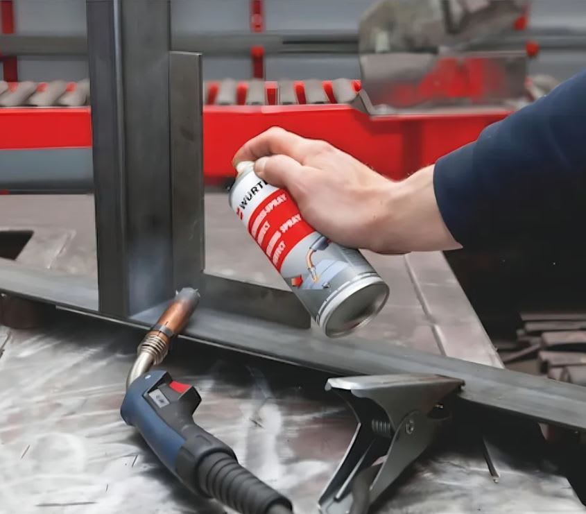 Spray para Soldadura Anti Salpicaduras Base CO2 400 ml WURTH2