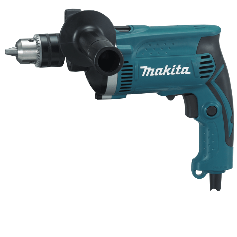 Taladro Percutor Makita 13mm 710w HP1630 + Set 60 Pzas E-118292