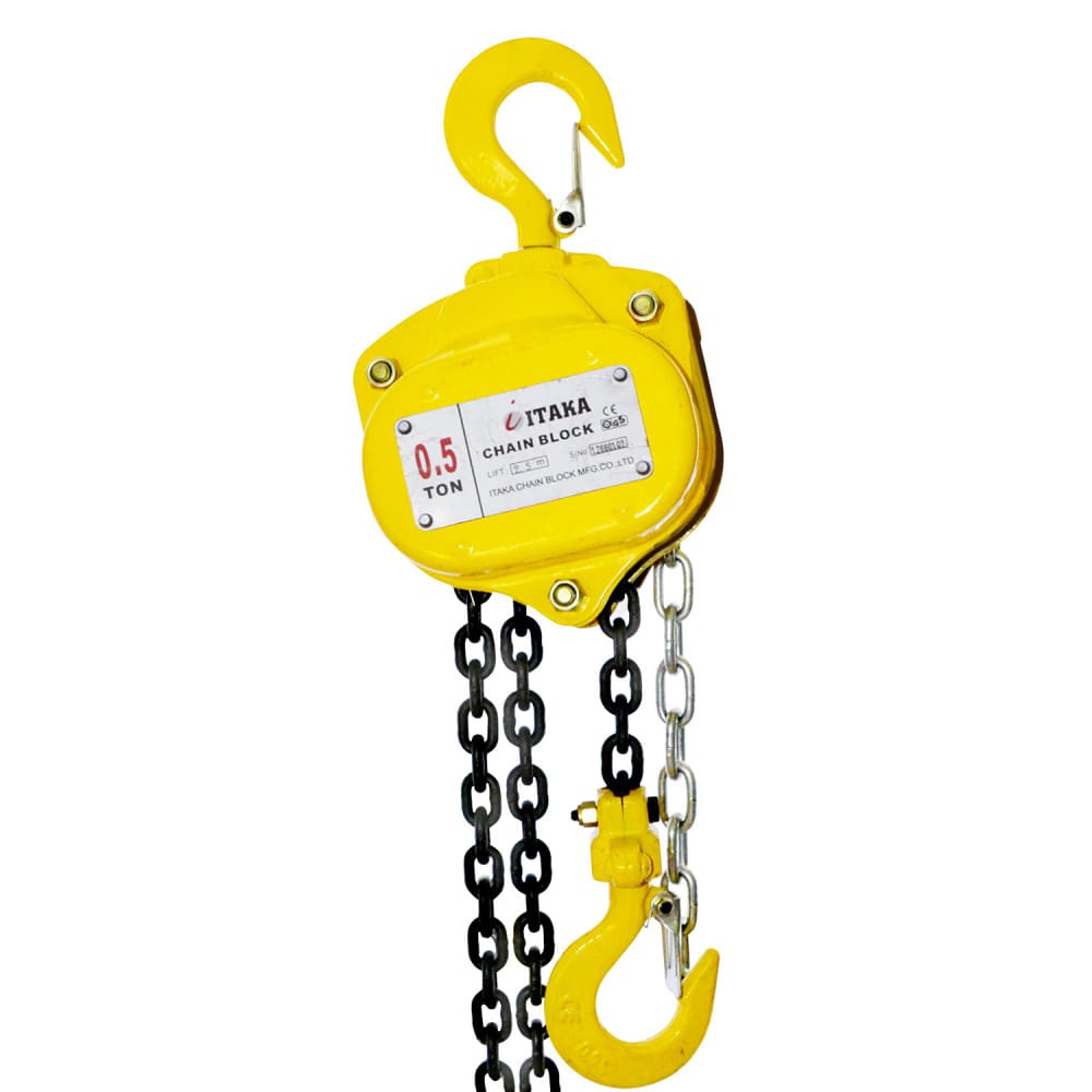 Tecle Cadena 0.5 Ton 3 Mts 5x15x1 MOD.622A-0.5 ITAKA1