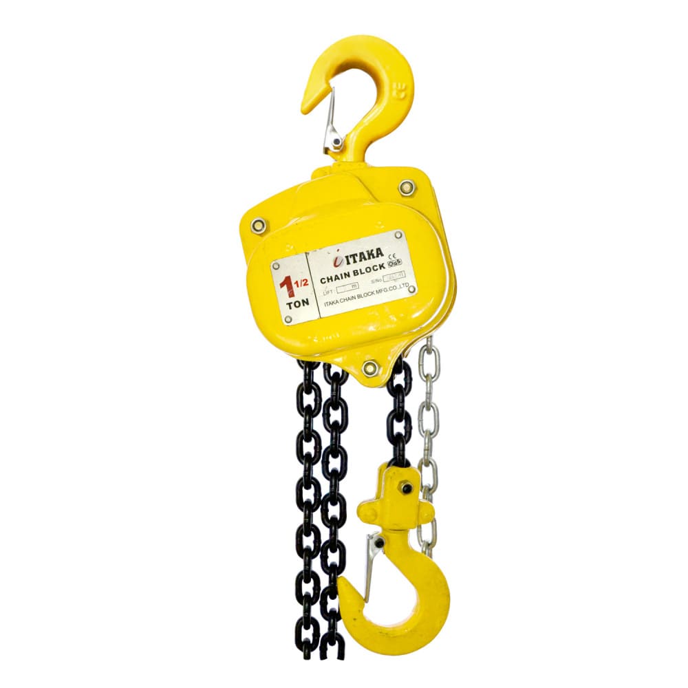 Tecle Cadena 1.5 Ton 3 Mts 7.1x21x1 MOD.622A-1.5 ITAKA1