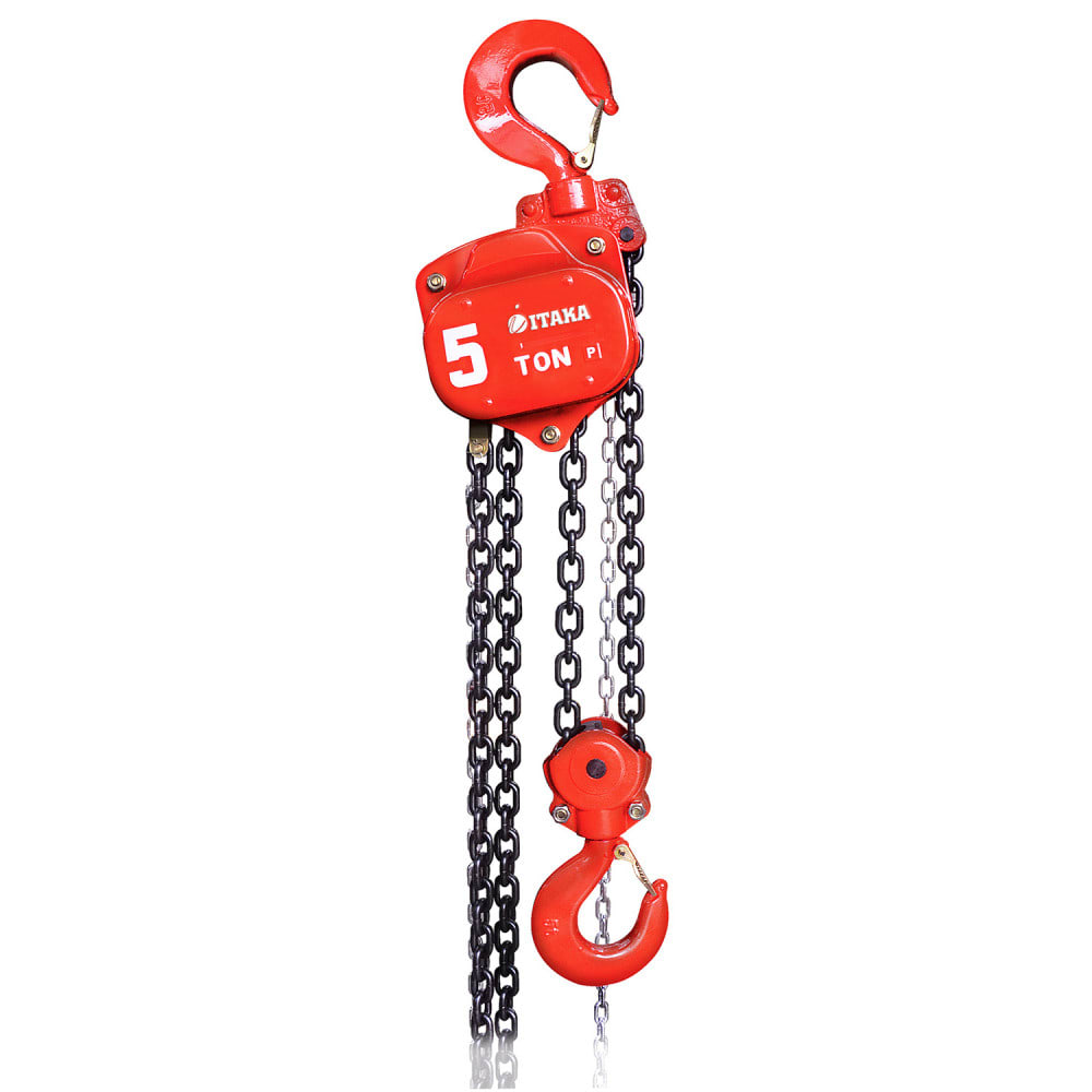 Tecle Cadena HD 5 Ton 5 Mts 9.0x27x2 MOD.622A-5.0 ITAKA1