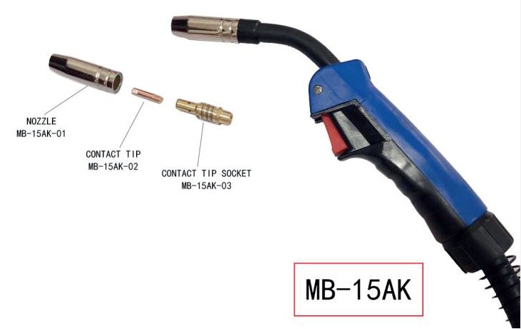 Torcha MIG con Euroacople MB-15AK ALPHA2