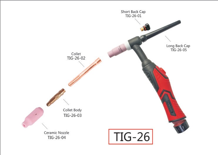 Torcha TIG Alta Frecuencia WP26 ALPHA3