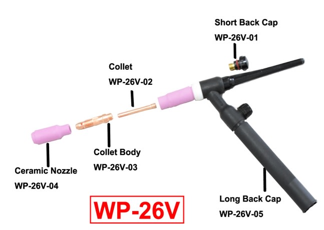 Torcha TIG LIFT TIG-WP-26V ALPHA3