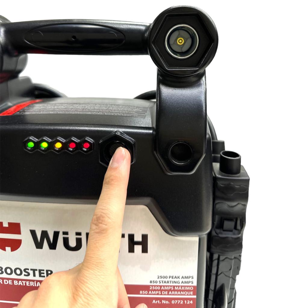Partidor Portátil Inalámbrico 12v 22Ah P12-2500 WURTH6