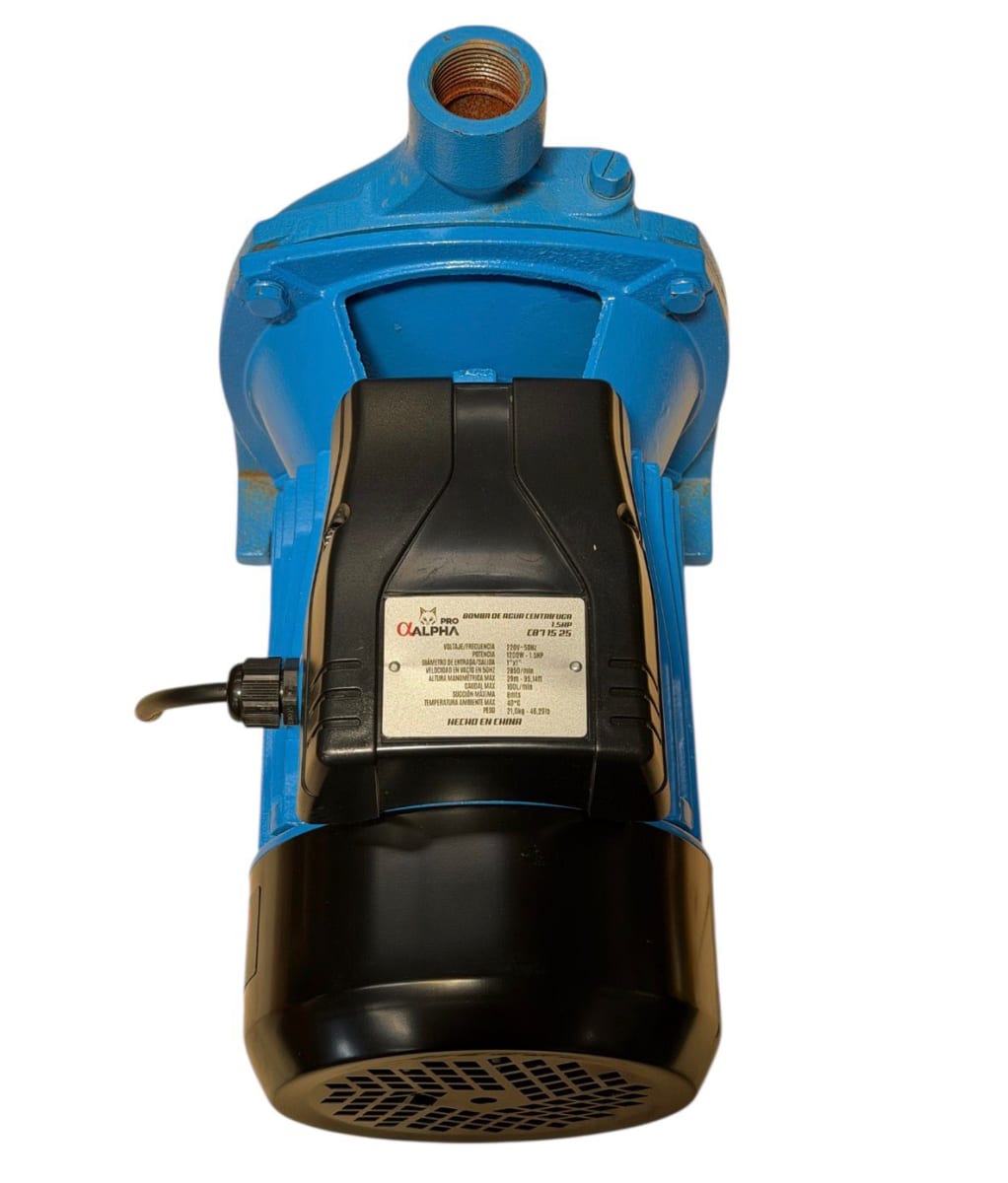 Bomba de Agua Centrifuga 1.5 hp 1x1 (Semi Nueva)4