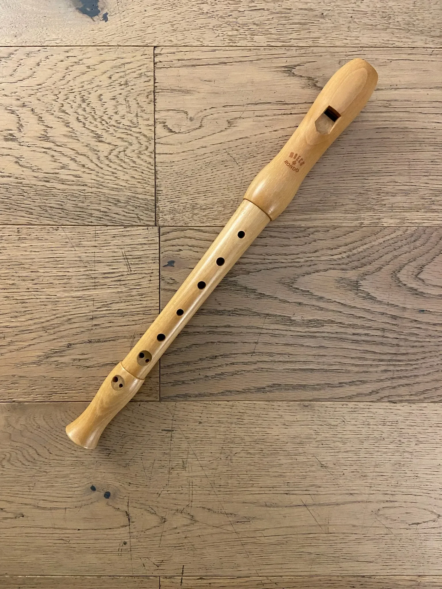 Flauta Dulce Soprano Moeck Rondo Maple