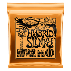 Cuerdas guitarra eléctrica Ernie Ball Hybrid Slinky 9-461