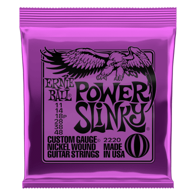Cuerdas guitarra eléctrica Ernie Ball Power Slinky 11-48